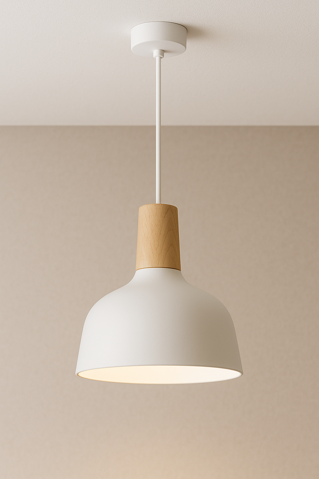 Skandynawska Lampa Wisząca o Nowoczesnym Stylu