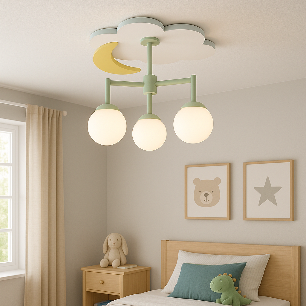 Kolorowa Lampa Sufitowa dla Dzieci